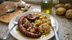 Polvo à lagareiro com batata a murro: como o deixar tenro e bem regado no forno